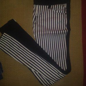 Royal Bones Striped Jeans Size 3
